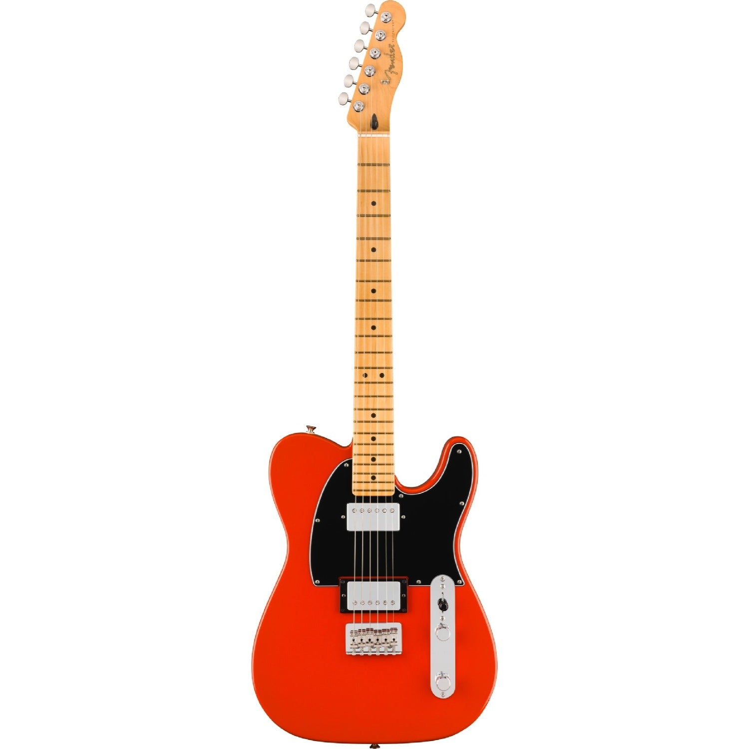 Fender Electric Guitars Coral Red / Maple / HH Fender Player II Telecaster 6 String Electric Guitar