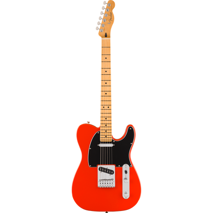 Fender Electric Guitars Coral Red / Maple / SS Fender Player II Telecaster 6 String Electric Guitar