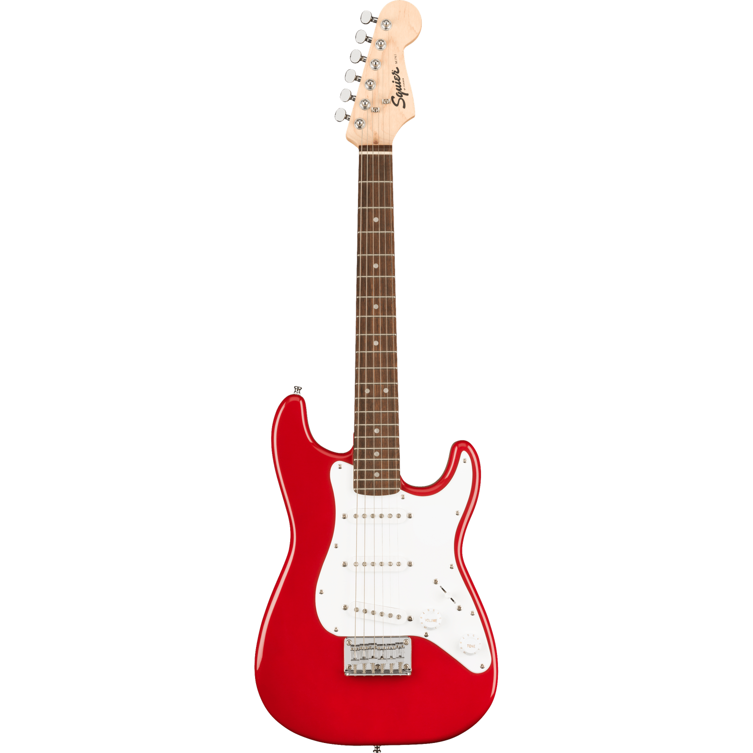 Fender Electric Guitars Dakota Red / Right Handed Fender Mini Stratocaster 6 String Electric Guitar