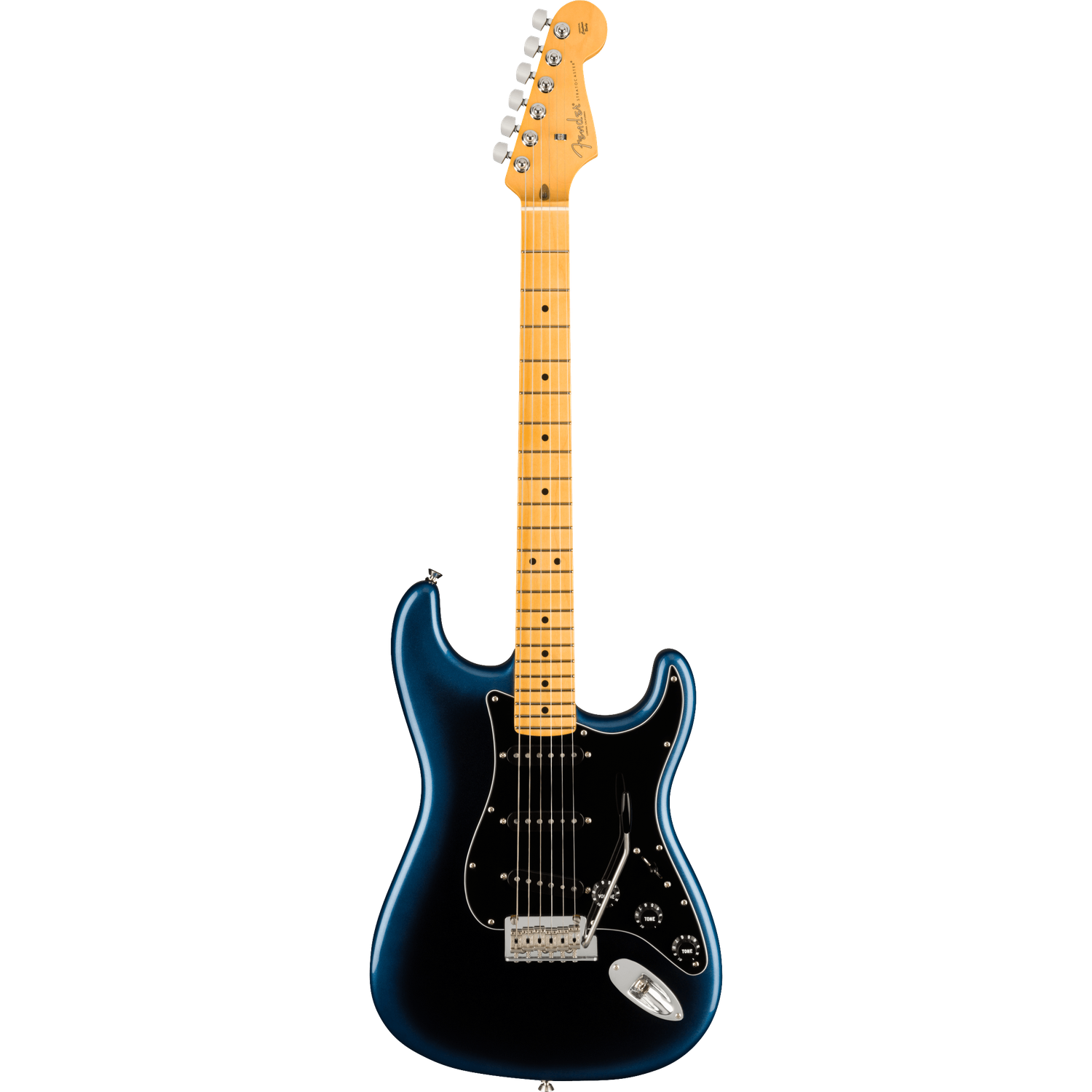 Fender Electric Guitars Dark Night / Maple Fender American Professional II Stratocaster 6-Strings Electric Guitar With Case#color_dark-night,fingerboard_maple