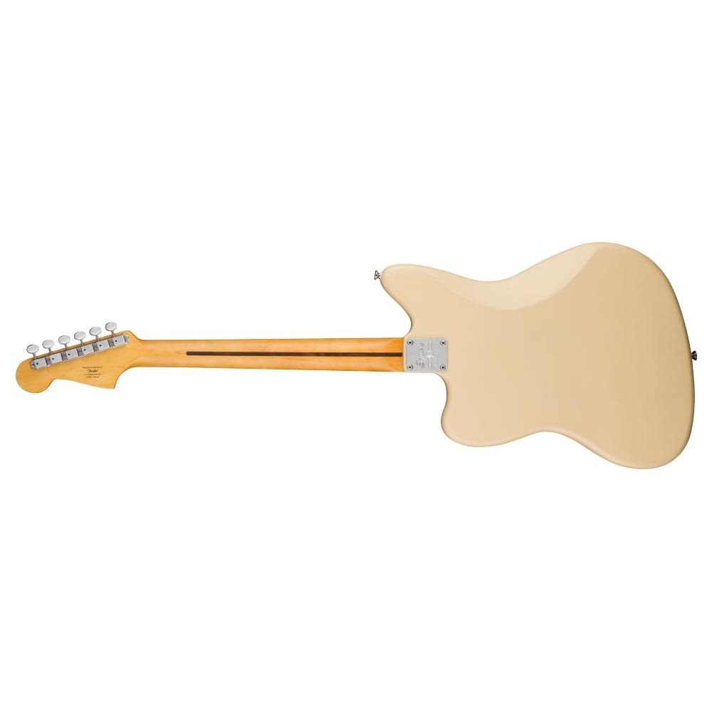 fender electric guitars fender 40th anniversary jazzmaster vintage edition 6 string electric guitar   #color_satin-desert-sand