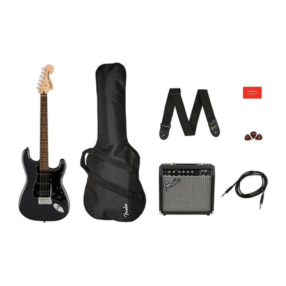 fender electric guitars fender affinity stratocaster hss lrl guitar pack