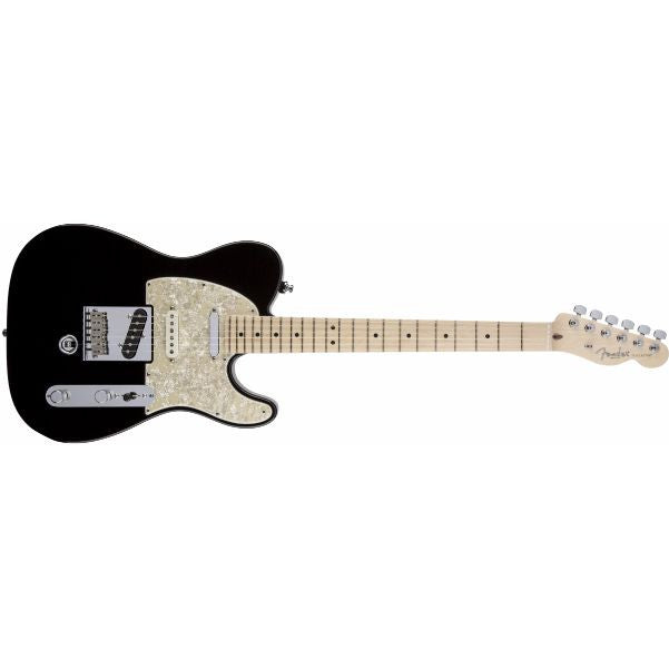 fender electric guitars fender american nashville b-bender telecaster electric guitar, maple fingerboard, black