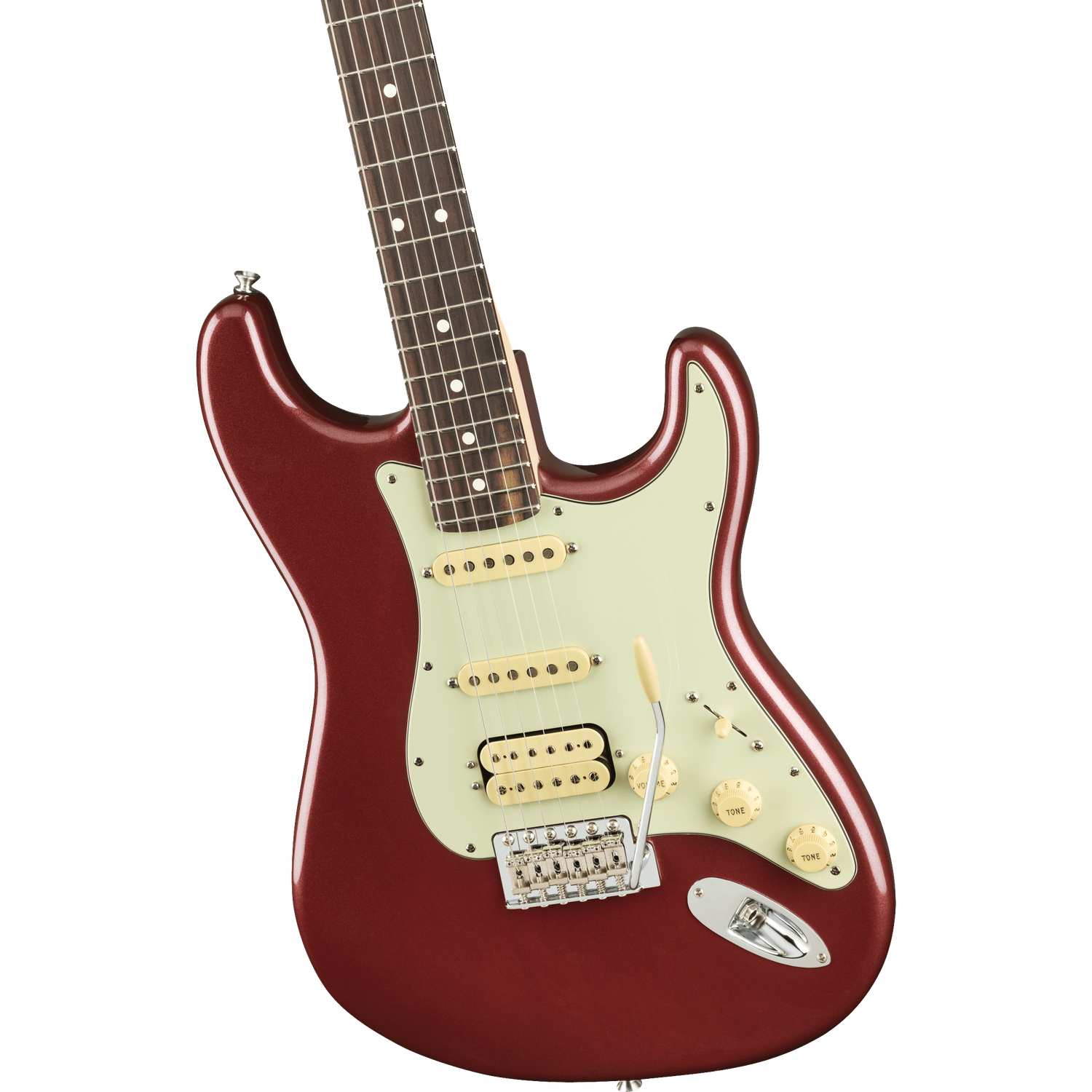 Fender Electric Guitars Fender American Performer Stratocaster HSS Electric Guitar #color_aubergine