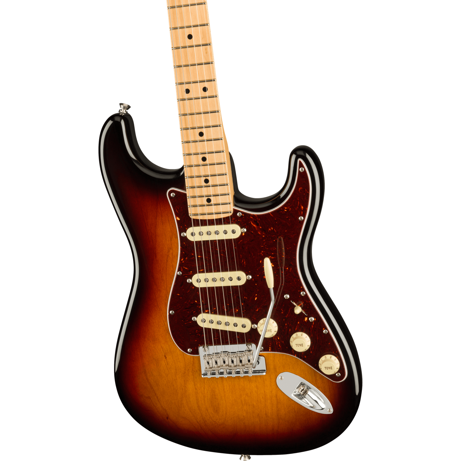 Fender Electric Guitars Fender American Professional II Stratocaster 6-Strings Electric Guitar With Case#color_3-color-sunburst,fingerboard_maple