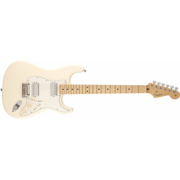 fender electric guitars fender american standard stratocaster hh electric guitar olympic white