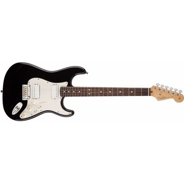 fender electric guitars fender american standard stratocaster - hh - rw electric guitar black