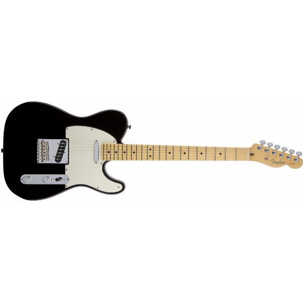 Fender Electric Guitars Fender American Standard Telecaster Electric Guitar, Maple Fingerboard, Black