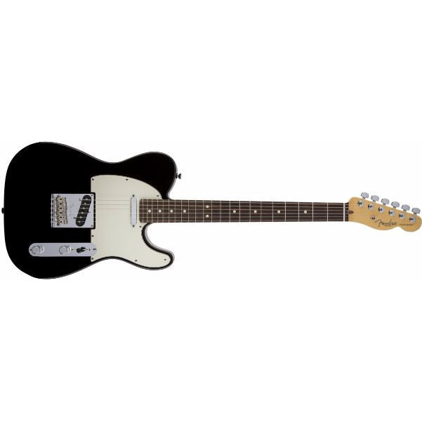 fender electric guitars fender american standard telecaster electric guitar, rosewood fingerboard, black