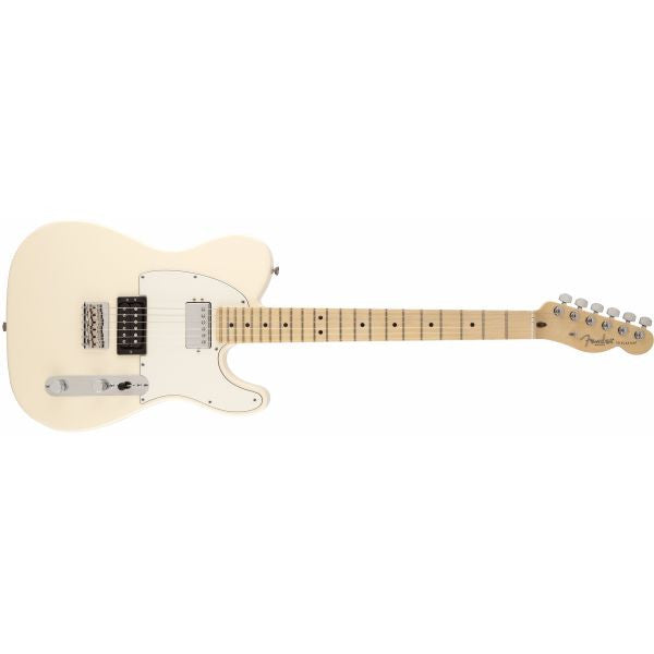 fender electric guitars fender american standard telecaster hh electric guitar - olympic white