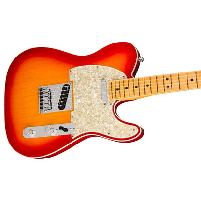 fender electric guitars fender american ultra telecaster electric guitar - plasma red burst