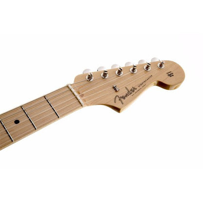 fender electric guitars fender american vintage '56 stratocaster electric guitar, maple fingerboard, shell pink