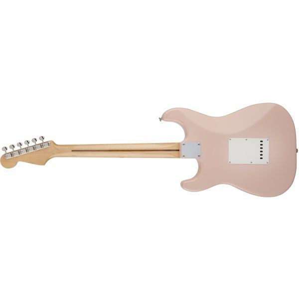 fender electric guitars fender american vintage '56 stratocaster electric guitar, maple fingerboard, shell pink
