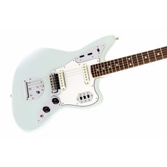 Fender Electric Guitars Fender American Vintage '65 Jaguar Electric Guitar, Bound Round-Lam Rosewood Fingerboard, Sonic Blue