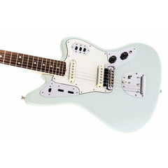 Fender Electric Guitars Fender American Vintage '65 Jaguar Electric Guitar, Bound Round-Lam Rosewood Fingerboard, Sonic Blue