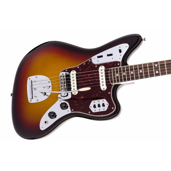 Fender Electric Guitars Fender American Vintage '65 Jaguar Electric Guitar, Round-Lam Rosewood Fingerboard, 3-Color Sunburst