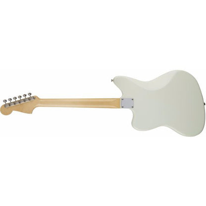 fender electric guitars fender american vintage '65 jazzmaster electric guitar, round-lam rosewood fingerboard, olympic white