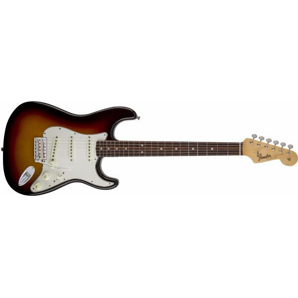 Fender Electric Guitars Fender American Vintage '65 Stratocaster Electric Guitar, Round-Lam Rosewood Fingerboard, 3-Color Sunburst