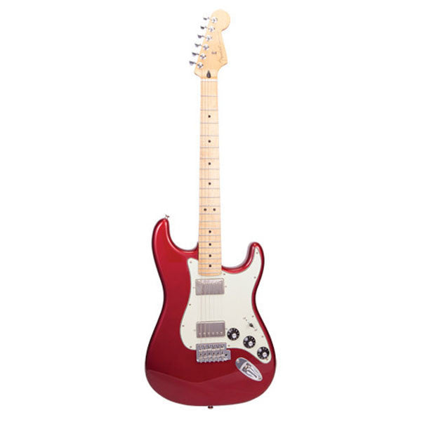 fender electric guitars fender blacktop stratocaster hh electric guitar - candy apple red