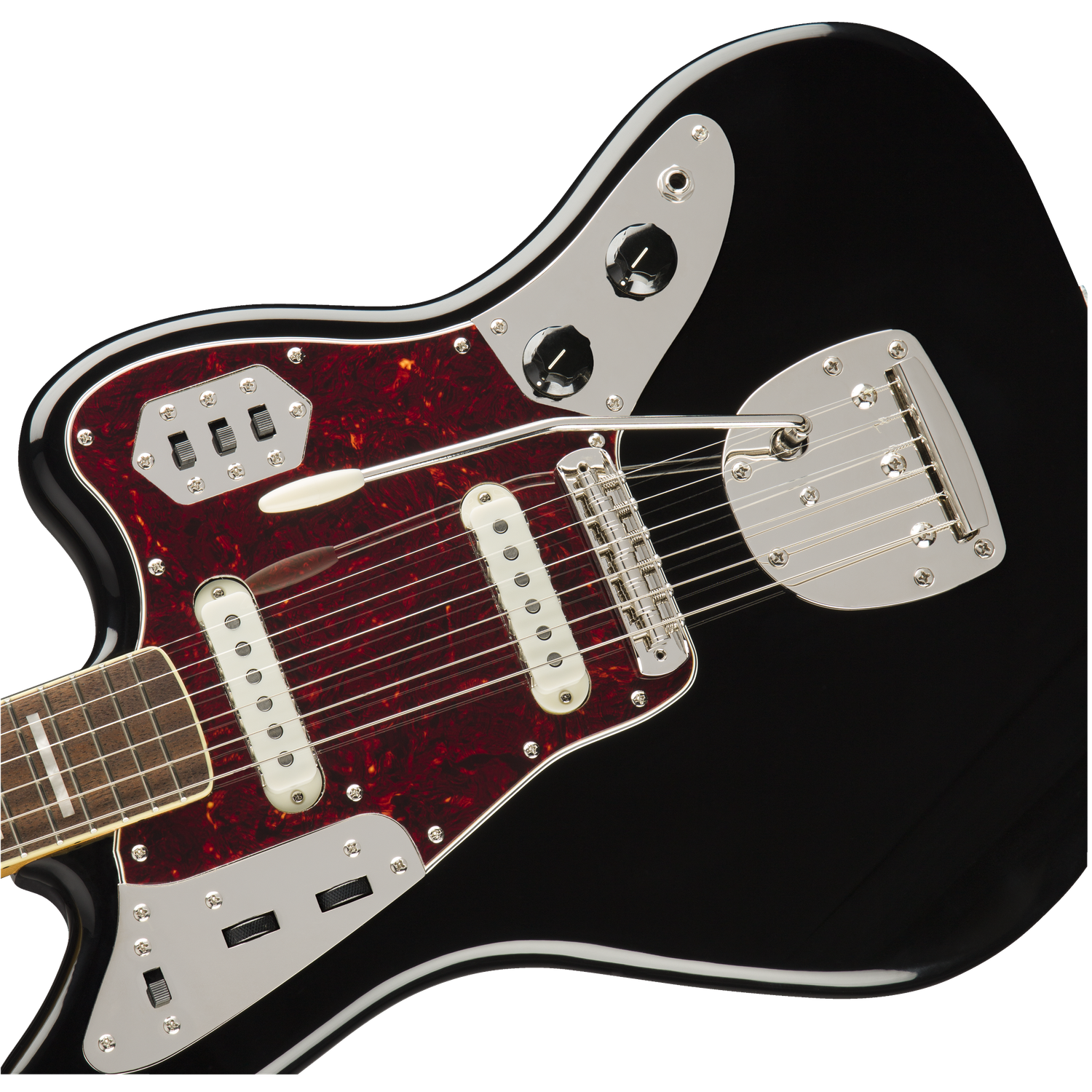 Fender Electric Guitars Fender Classic Vibe '70s Jaguar Electric Guitar #color_black
