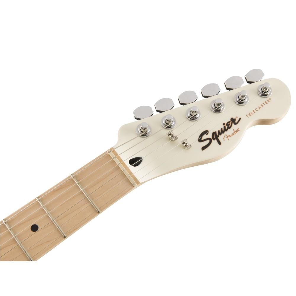 fender electric guitars fender contemporary telecaster hh 6 string electric guitar - pearl white