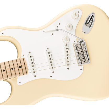 Fender Electric Guitars Fender Eric Clapton Stratocaster Electric Guitar, Maple Fingerboard, Olympic White