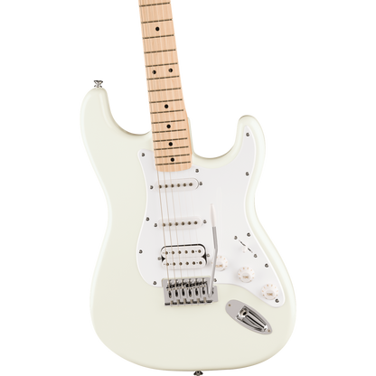 Fender Electric Guitars Fender FSR Squier Sonic Stratocaster Electric Guitar #pickup-configuration_hss,color_fsr-arctic-white,fretboard_maple