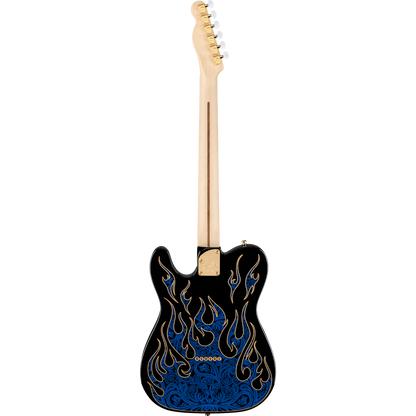 Fender Electric Guitars Fender James Burton Telecaster Electric Guitar, Maple Fingerboard, Blue Paisley Flames