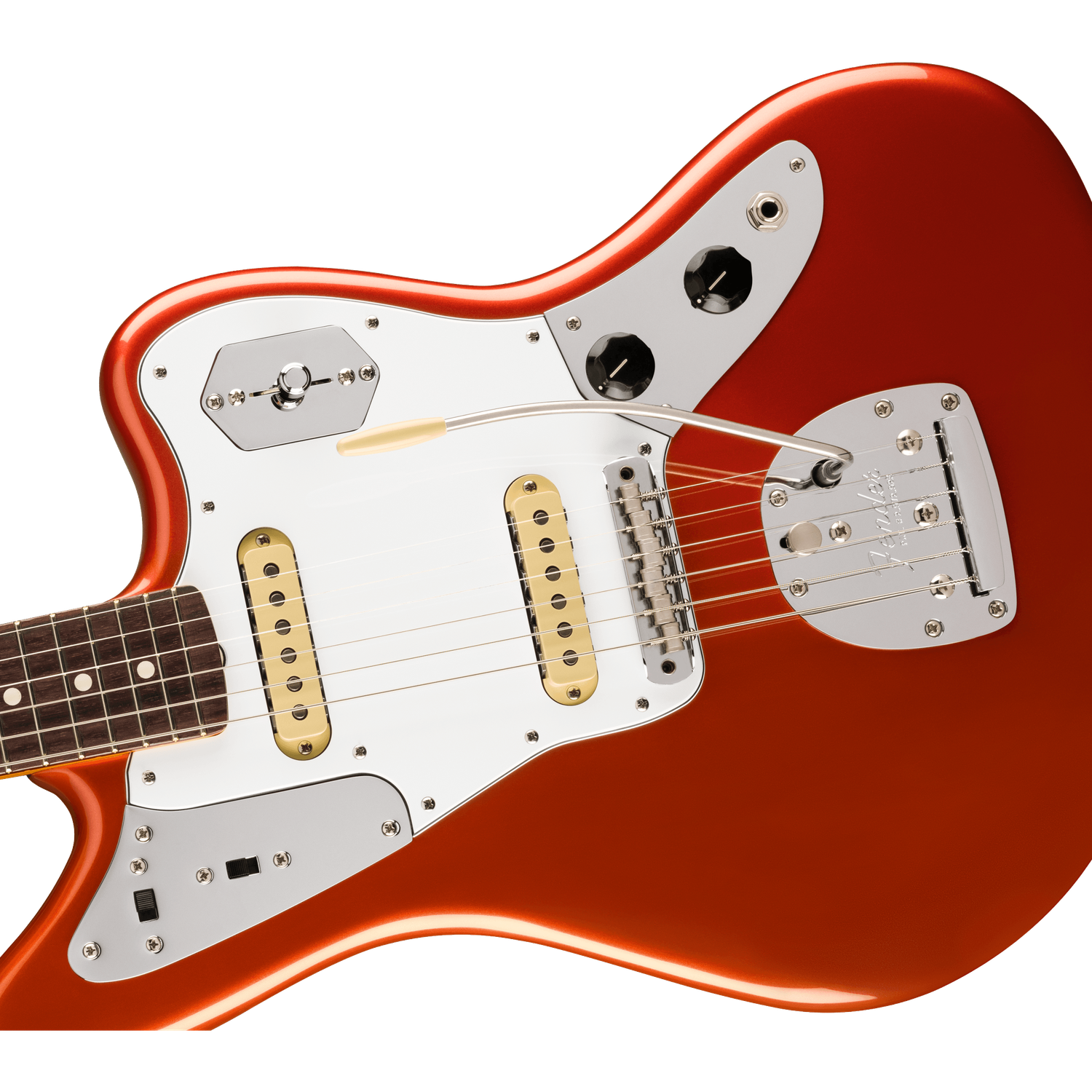 Fender Electric Guitars Fender Johnny Marr Jaguar Electric Guitar, Rosewood Fingerboard, Metallic KO