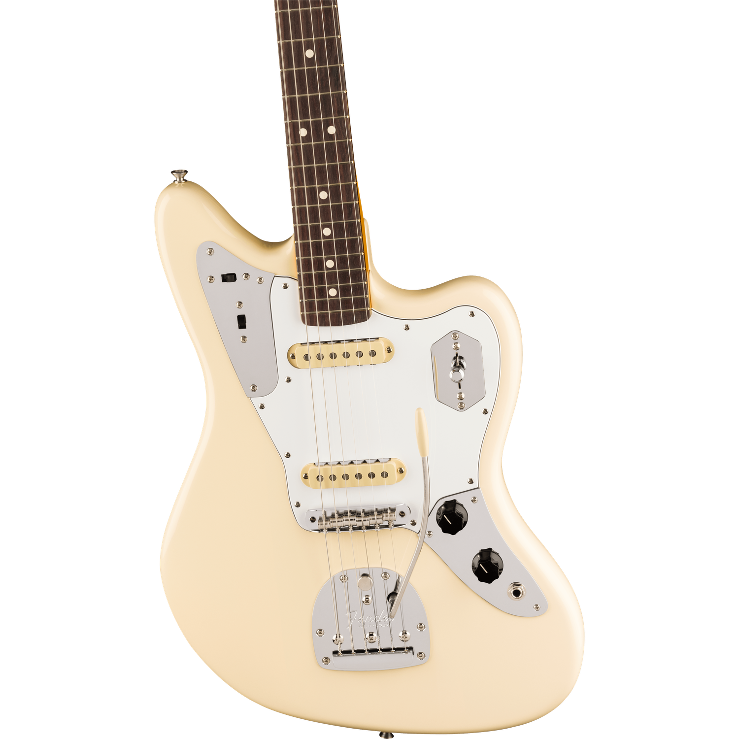 Fender Electric Guitars Fender Johnny Marr Jaguar Electric Guitar, Rosewood Fingerboard, Olympic White