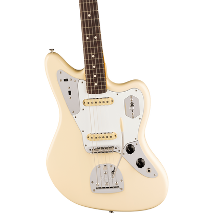Fender Electric Guitars Fender Johnny Marr Jaguar Electric Guitar, Rosewood Fingerboard, Olympic White