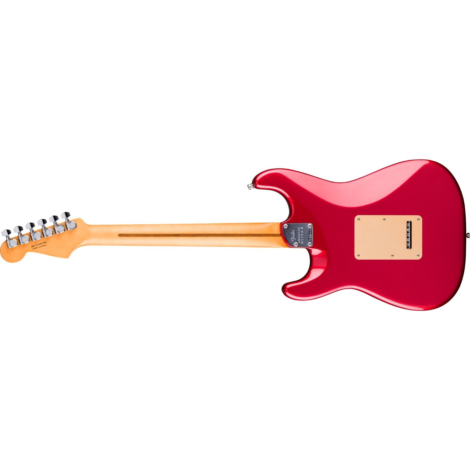 Fender Electric Guitars Fender Limited Edition American Ultra II Stratocaster 6 String Electric Guitar #color_sinister-red