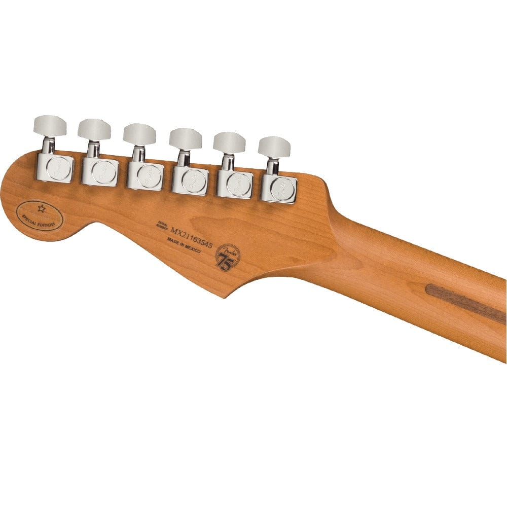 fender electric guitars fender limited edition player stratocaster 6 string electric guitar     #color_sea-foam-green,fingerboard_roasted-maple