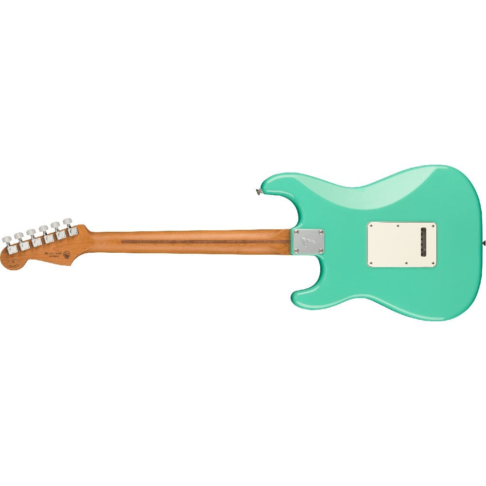 fender electric guitars fender limited edition player stratocaster 6 string electric guitar     #color_sea-foam-green,fingerboard_roasted-maple