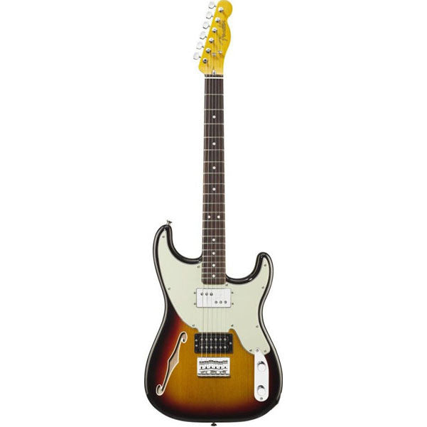 fender electric guitars fender pawn shop '72 electric guitar rosewood neck - 3-tone sunburst