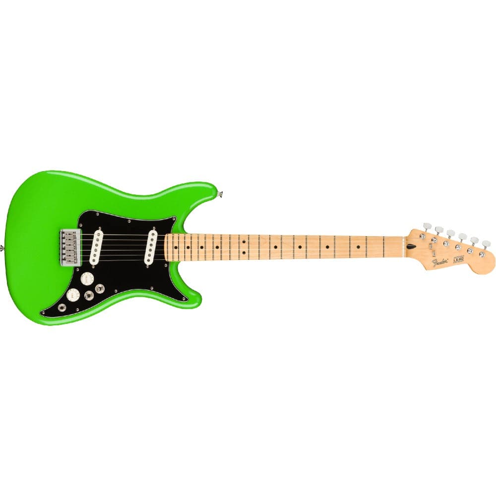 fender electric guitars fender player lead ii 6 string electric guitar    #color_neon-green,fretboard_maple