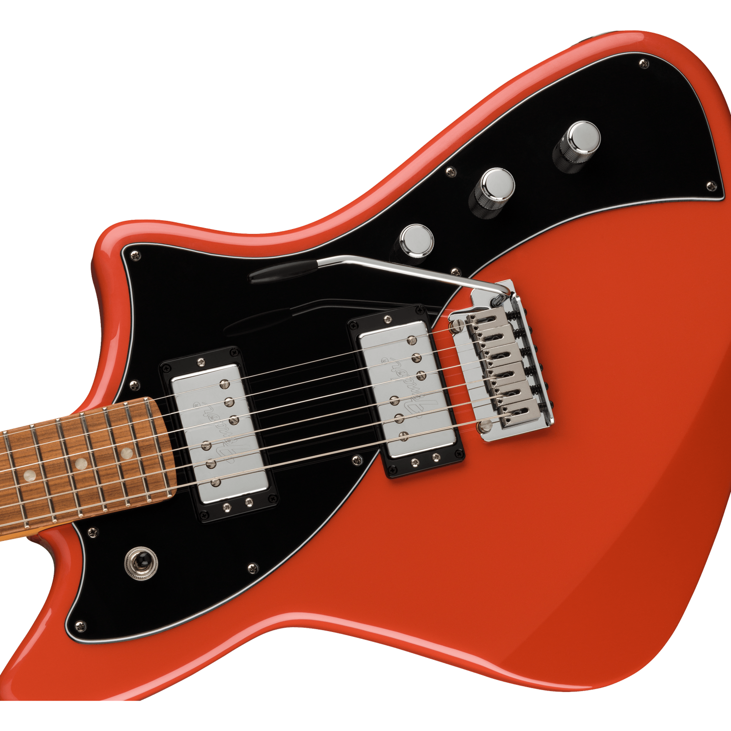 Fender Electric Guitars Fender Player Plus Meteora HH 6 String Electric Guitar #color_fiesta-red,fretboard_pau-ferro