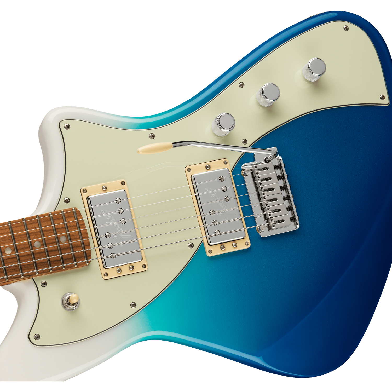 Fender Electric Guitars Fender Player Plus Meteora HH 6 String Electric Guitar #color_belair-blue,fretboard_pau-ferro