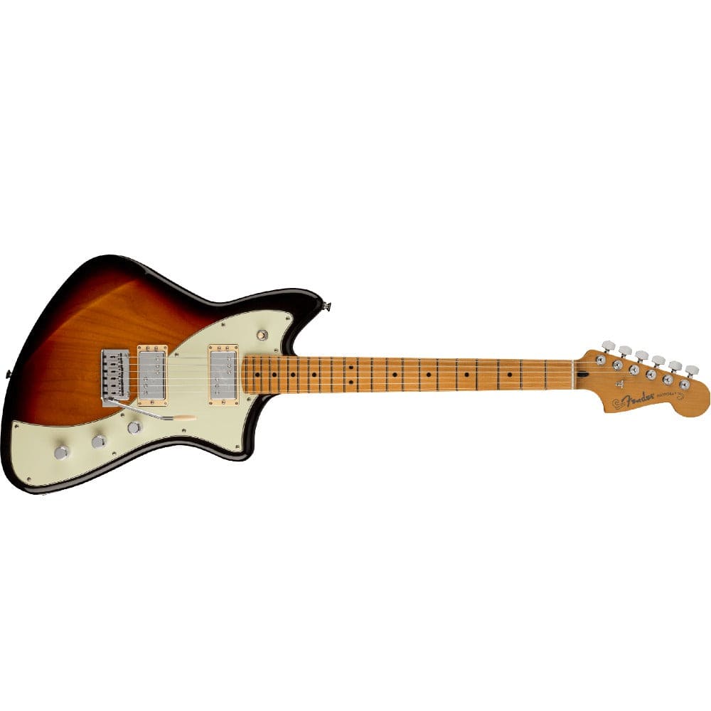 fender electric guitars fender player plus meteora hh 6 string electric guitar    #color_3-color-sunburst,fretboard_maple