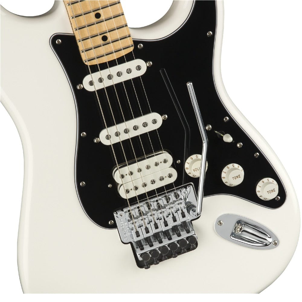fender electric guitars fender player stratocaster floyd rose hss electric guitar      #color_polar-white,fretboard_maple