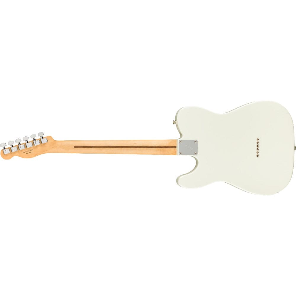 fender electric guitars fender player telecaster 6 string electric guitar #color_polar-white,fretboard_pau-ferro