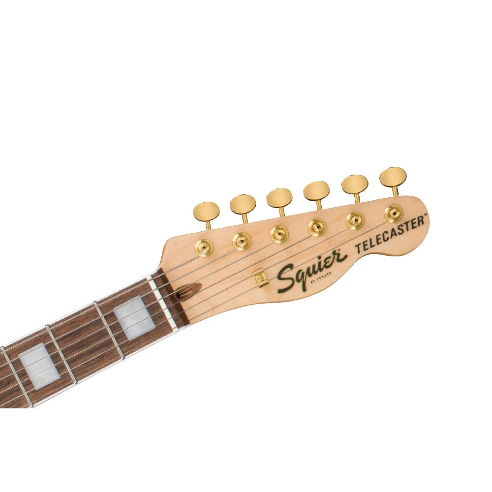 fender electric guitars fender squier 40th anniversary telecaster gold edition electric guitar   #color_sherwood-green,fretboard_indian-laurel