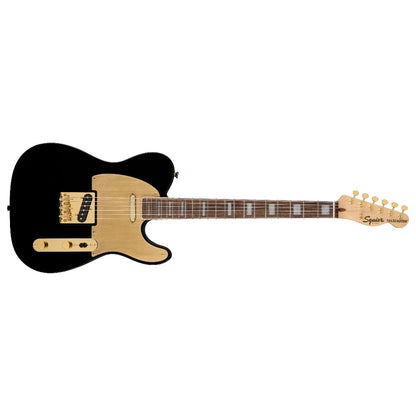 fender electric guitars fender squier 40th anniversary telecaster gold edition electric guitar   