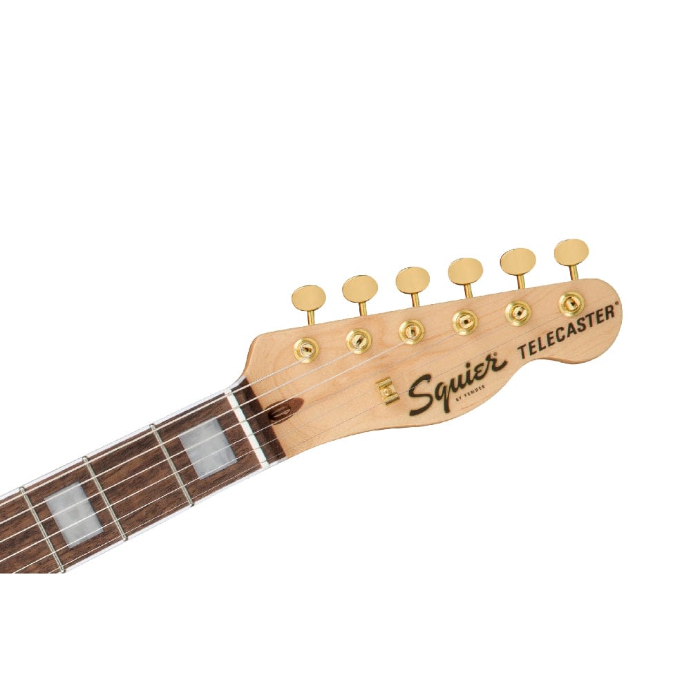 fender electric guitars fender squier 40th anniversary telecaster gold edition electric guitar   