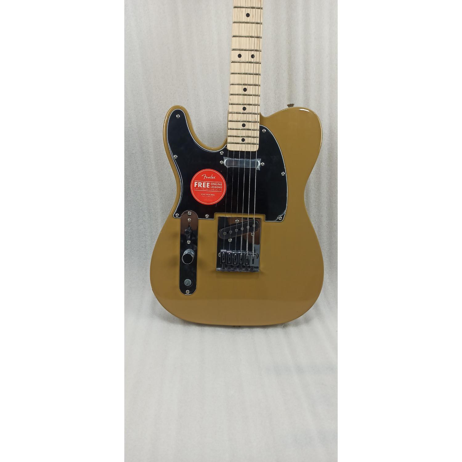 Fender Electric Guitars Fender Squier Affinity Telecaster Left Handed Electric Guitar - Butterscotch Blonde - Open Box