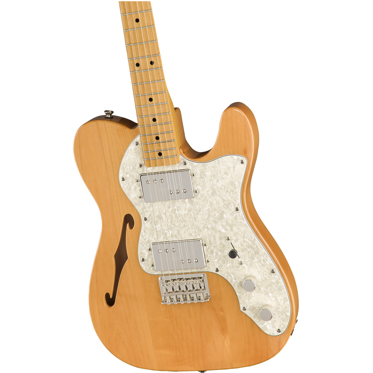 Fender Electric Guitars Fender Squier Classic Vibe 70s Telecaster Thinline Electric Guitar#color_natural