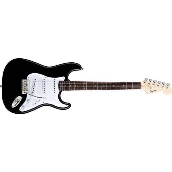 fender electric guitars fender squier vintage modified stratocaster - bk