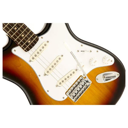 fender electric guitars fender squier vintage modified stratocaster electric guitar - 3 tone sunburst