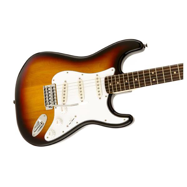 fender electric guitars fender squier vintage modified stratocaster electric guitar - 3 tone sunburst
