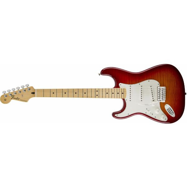 fender electric guitars fender standard stratocaster plus top left-handed electric guitar